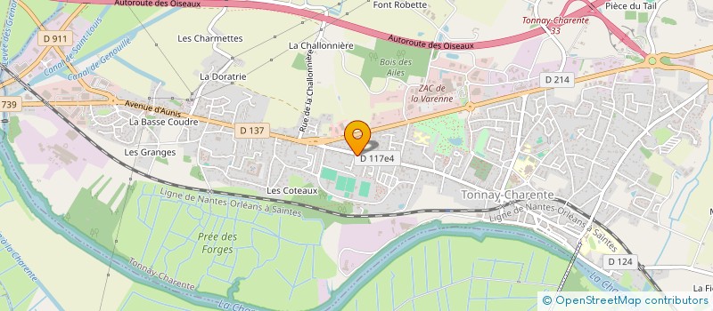 localisation de l'entreprise MONSIEUR SAMUEL MILLET  TONNAY-CHARENTE