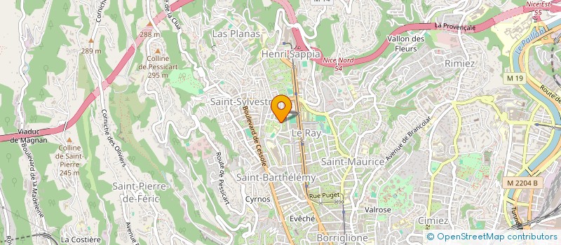 localisation de l'entreprise MONSIEUR SAMUEL MISSE  NICE