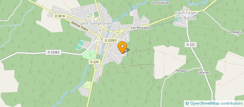 localisation de l'entreprise MONSIEUR SAMUEL MOLINA  ST-LEGER-DE-BALSON