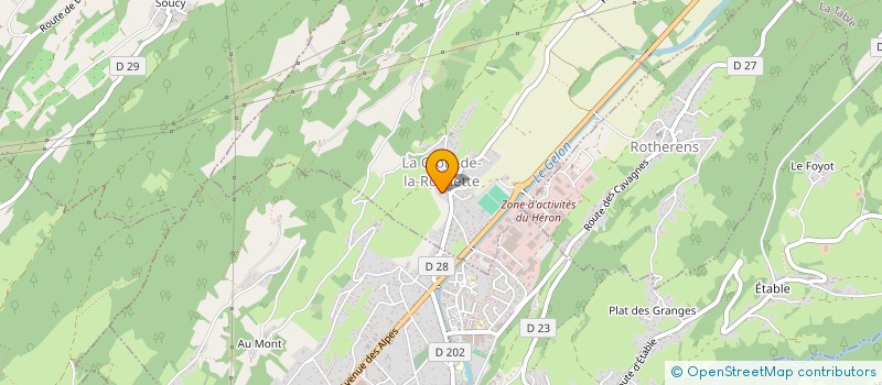 localisation de l'entreprise MONSIEUR SAMUEL MOLLIERE  LA CROIX-DE-LA-ROCHETTE