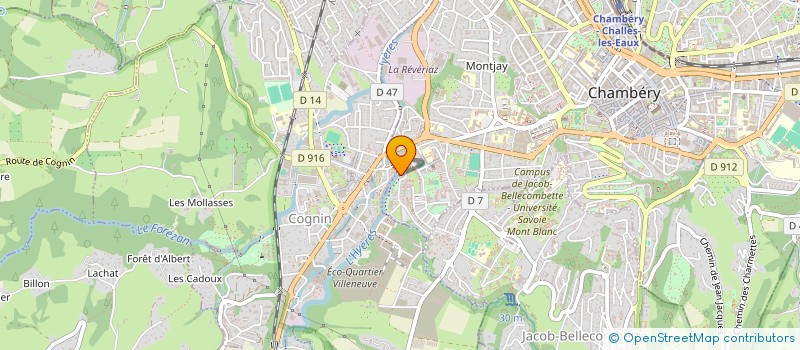 localisation de l'entreprise MONSIEUR SAMUEL MONTENON  CHAMBERY