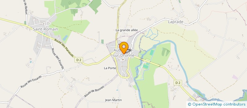 localisation de l'entreprise MONSIEUR SAMUEL MONTIGAUD à AUBETERRE-SUR-DRONNE