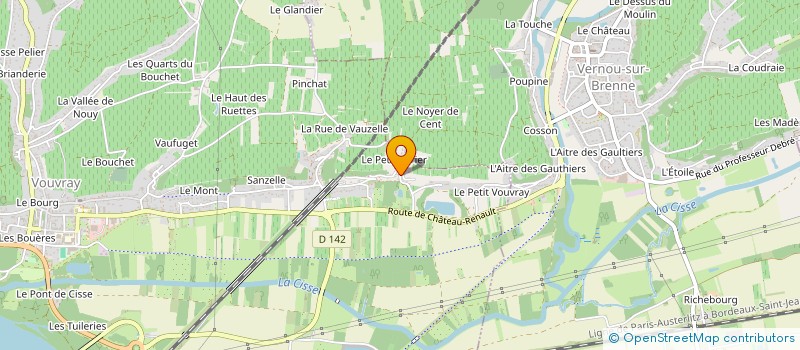 localisation de l'entreprise MONSIEUR SAMUEL MONVOISIN  VOUVRAY