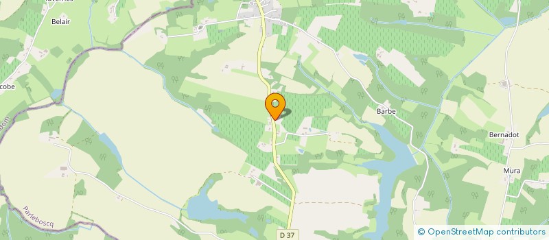 localisation de l'entreprise MONSIEUR SAMUEL MOORE  PARLEBOSCQ