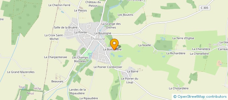 localisation de l'entreprise MONSIEUR SAMUEL MOTHEAU  THILOUZE