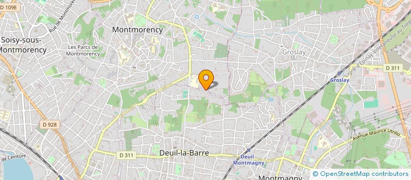 localisation de l'entreprise MONSIEUR SAMUEL MOTTET à DEUIL-LA-BARRE