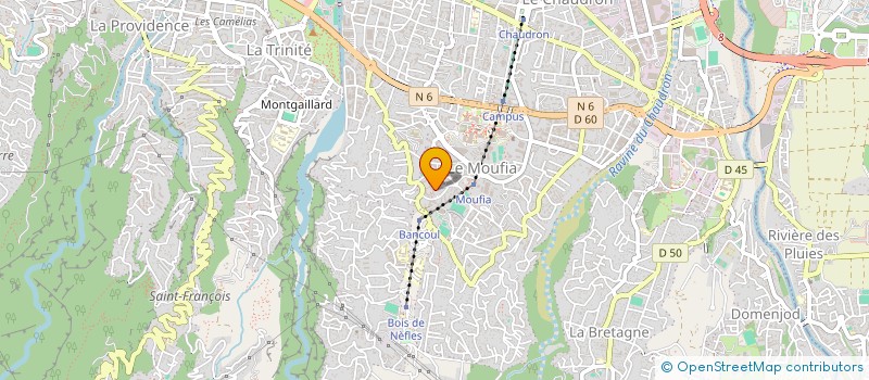 localisation de l'entreprise MONSIEUR SAMUEL MOUEN NGUEA  SAINT-DENIS