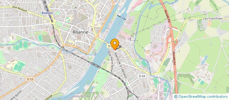 localisation de l'entreprise MONSIEUR SAMUEL MOULAT  COMMELLE-VERNAY