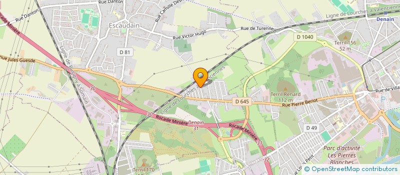 localisation de l'entreprise MONSIEUR SAMUEL NAILI  ESCAUDAIN