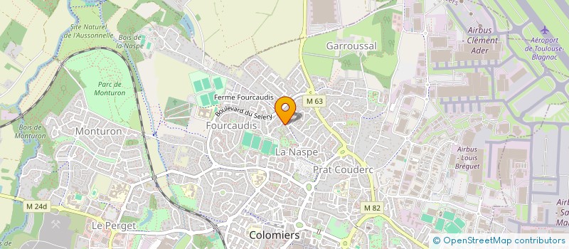 localisation de l'entreprise MONSIEUR SAMUEL NAOUALI à COLOMIERS