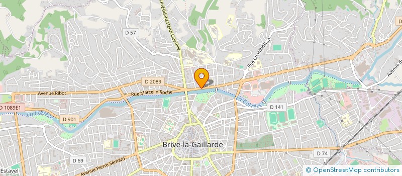 localisation de l'entreprise MONSIEUR SAMUEL NAUDIN  BRIVE LA GAILLARDE