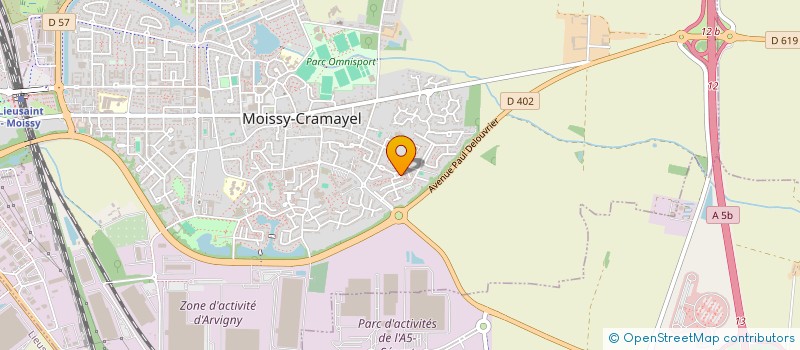 localisation de l'entreprise MONSIEUR SAMUEL NAYKENE  MOISSY-CRAMAYEL