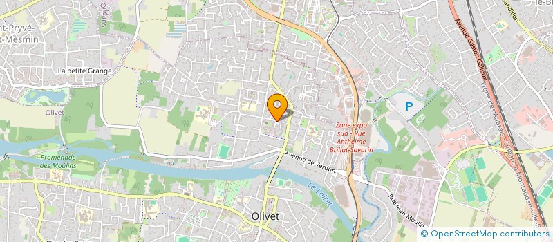 localisation de l'entreprise MONSIEUR SAMUEL NEGOCE à OLIVET