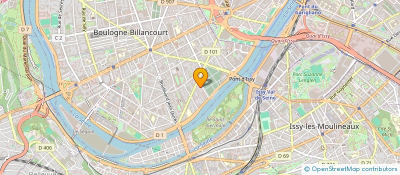 localisation de l'entreprise MONSIEUR SAMUEL NGALLE MOUELLE à BOULOGNE-BILLANCOURT