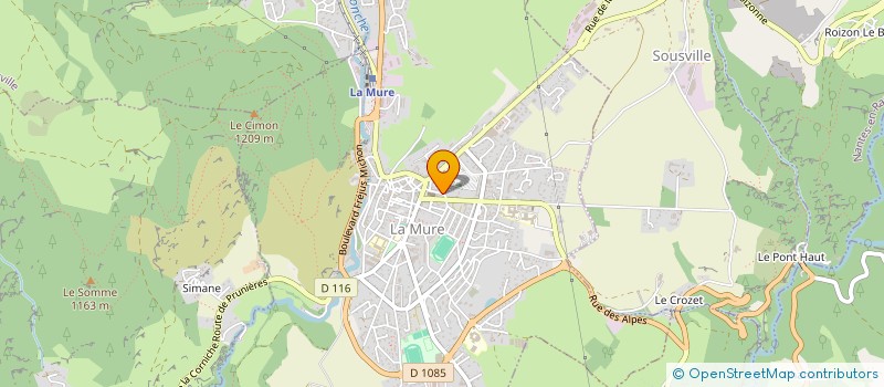 localisation de l'entreprise MONSIEUR SAMUEL NOEL  LA MURE