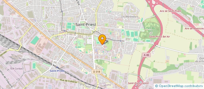 localisation de l'entreprise MONSIEUR SAMUEL NTAMBU MAMBONGO  SAINT-PRIEST