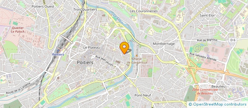 localisation de l'entreprise MONSIEUR SAMUEL OKMEN  POITIERS