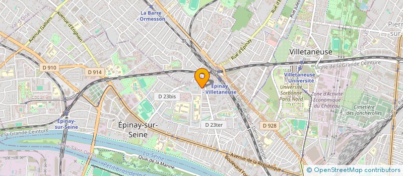 localisation de l'entreprise MONSIEUR SAMUEL OPOKU à EPINAY-SUR-SEINE