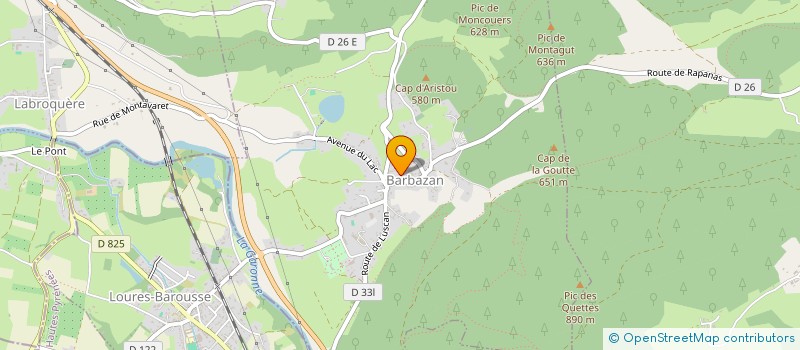 localisation de l'entreprise MONSIEUR SAMUEL ORTIS  BARBAZAN