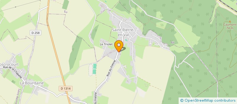 localisation de l'entreprise MONSIEUR SAMUEL PAPIN  SAINT-PIERRE-EN-VAL