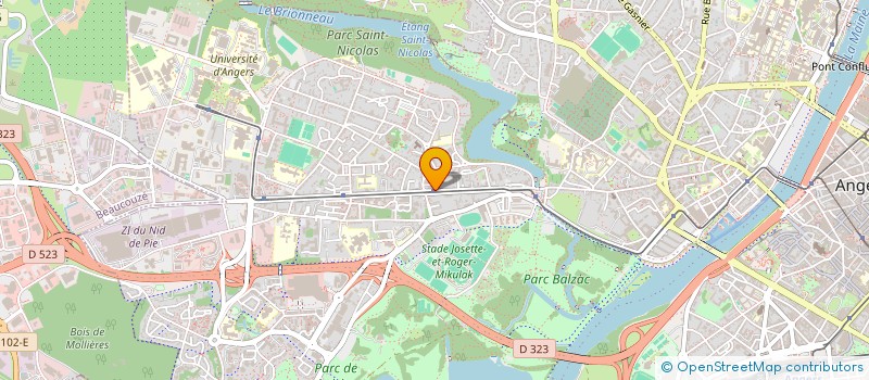 localisation de l'entreprise MONSIEUR SAMUEL PAPINEAU à ANGERS