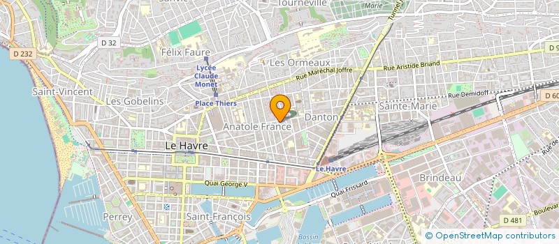 localisation de l'entreprise MONSIEUR SAMUEL PAPON  LE HAVRE