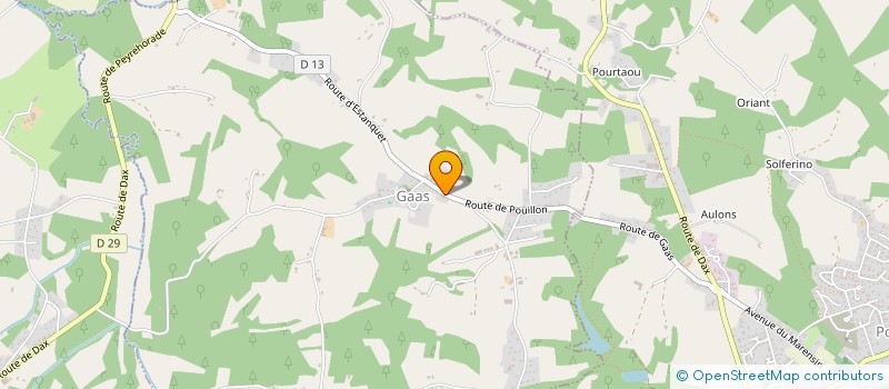 localisation de l'entreprise MONSIEUR SAMUEL PARSAT  GAAS