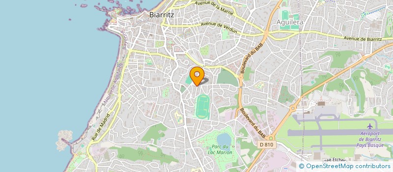 localisation de l'entreprise MONSIEUR SAMUEL PARTAIX à BIARRITZ