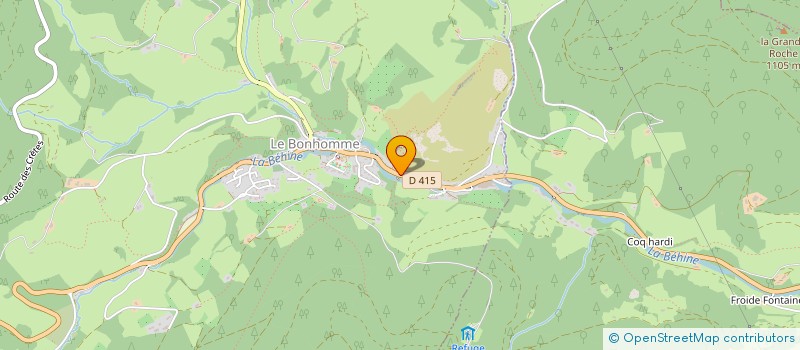 localisation de l'entreprise MONSIEUR SAMUEL PARVILLERS  LE BONHOMME