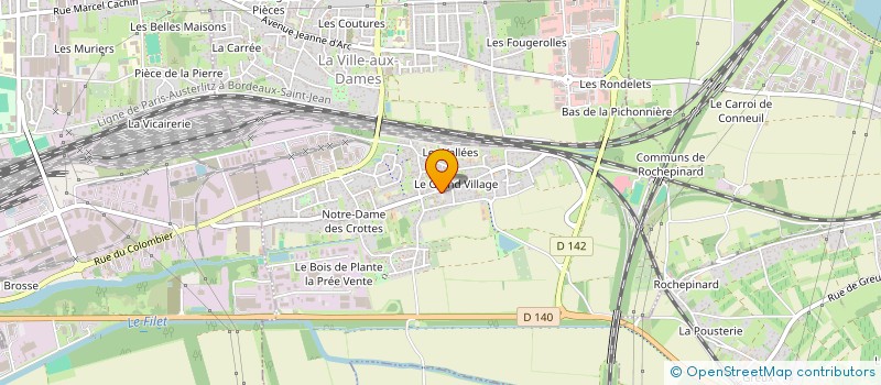 localisation de l'entreprise MONSIEUR SAMUEL PAULINO  LA VILLE-AUX-DAMES