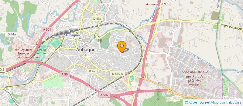 localisation de l'entreprise MONSIEUR SAMUEL PAYEN à AUBAGNE
