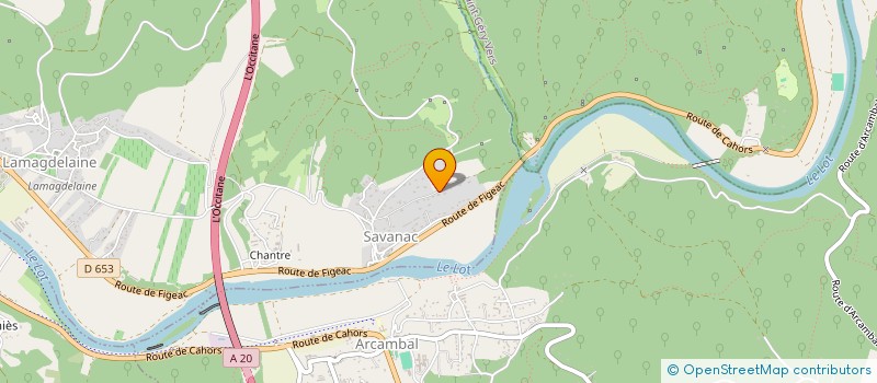 localisation de l'entreprise MONSIEUR SAMUEL PECHINEZ  LAMAGDELAINE