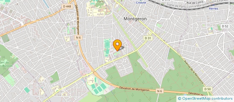 localisation de l'entreprise MONSIEUR SAMUEL PEDRO FERREIRA à MONTGERON