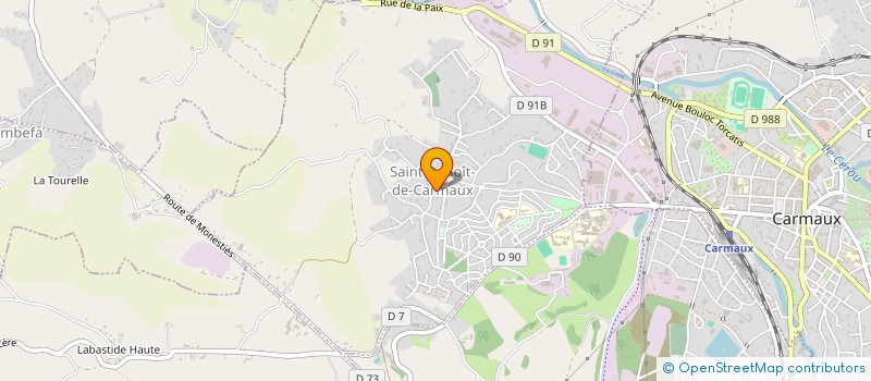 localisation de l'entreprise MONSIEUR SAMUEL PENCHENAT à ALBI