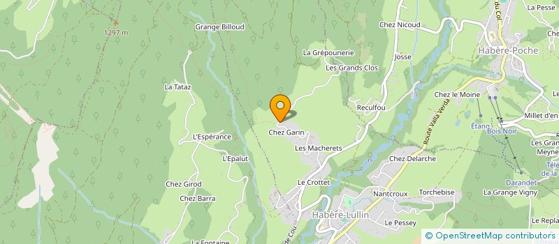 localisation de l'entreprise MONSIEUR SAMUEL PEREAUX  HABERE-LULLIN