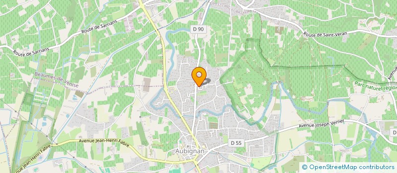 localisation de l'entreprise MONSIEUR SAMUEL PEREZ  AUBIGNAN