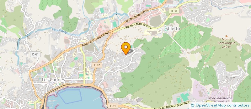 localisation de l'entreprise MONSIEUR SAMUEL PEREZ à AJACCIO