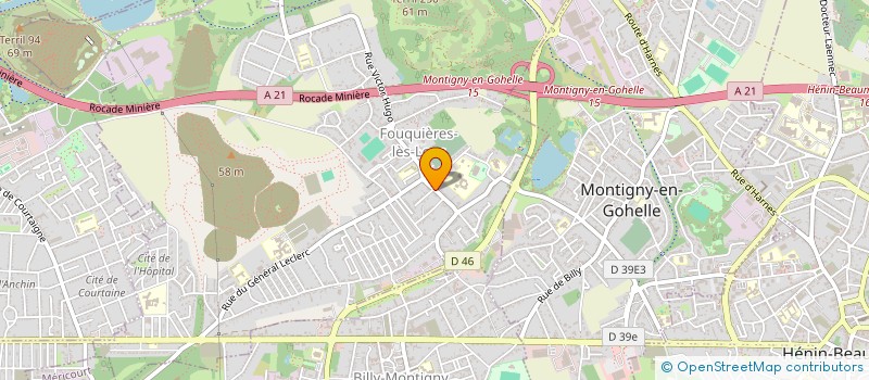 localisation de l'entreprise MONSIEUR SAMUEL PERIAU à FOUQUIERES-LES-LENS