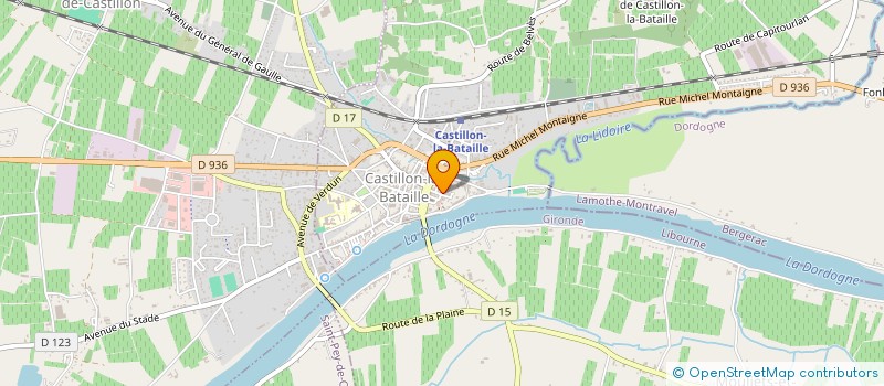 localisation de l'entreprise MONSIEUR SAMUEL PERIN  CASTILLON-LA-BATAILLE