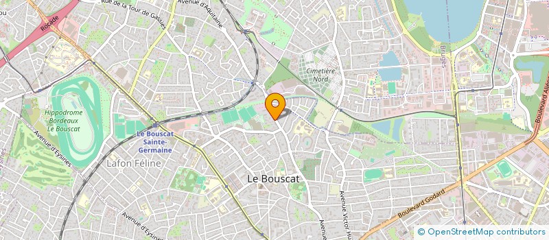 localisation de l'entreprise MONSIEUR SAMUEL PERRIN  LE BOUSCAT