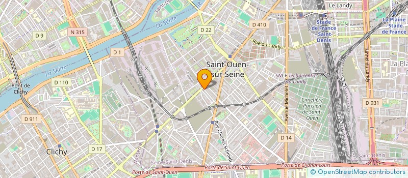 localisation de l'entreprise MONSIEUR SAMUEL PERRON à SAINT-OUEN-SUR-SEINE