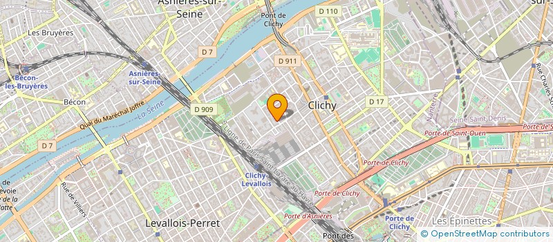 localisation de l'entreprise MONSIEUR SAMUEL PERROUD à CLICHY