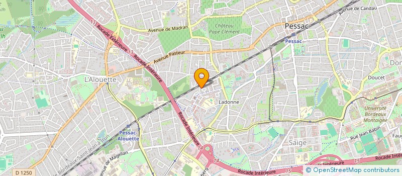 localisation de l'entreprise MONSIEUR SAMUEL PEYRADE  PESSAC