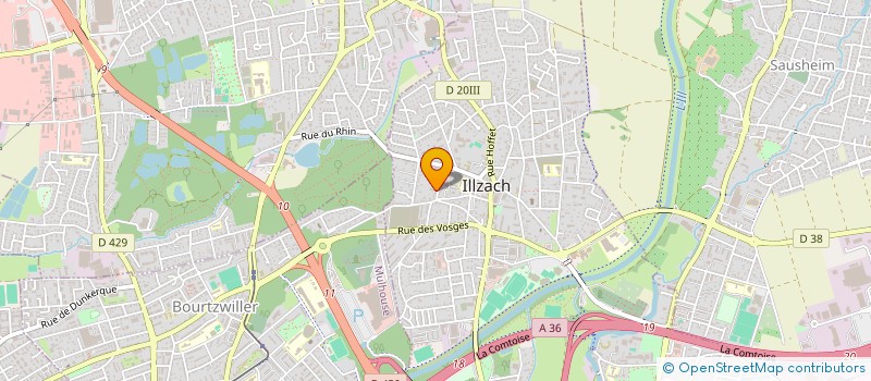 localisation de l'entreprise MONSIEUR SAMUEL PHILIBERT à ILLZACH