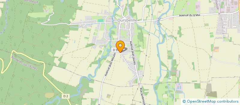 localisation de l'entreprise MONSIEUR SAMUEL PIAZZA  OURSBELILLE