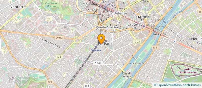 localisation de l'entreprise MONSIEUR SAMUEL PIERRE-LOUIS  PUTEAUX