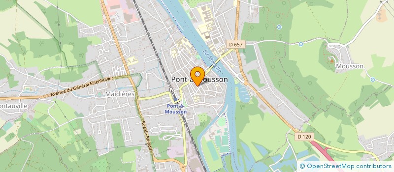 localisation de l'entreprise MONSIEUR SAMUEL PIERSON à PONT-A-MOUSSON
