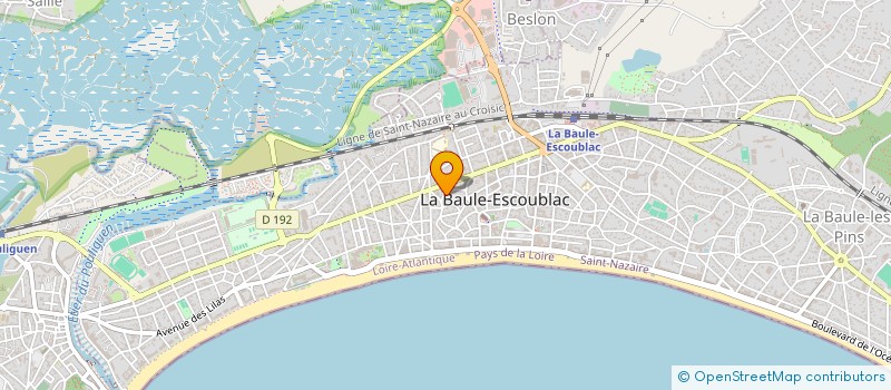 localisation de l'entreprise MONSIEUR SAMUEL PIONTEK à LA BAULE-ESCOUBLAC