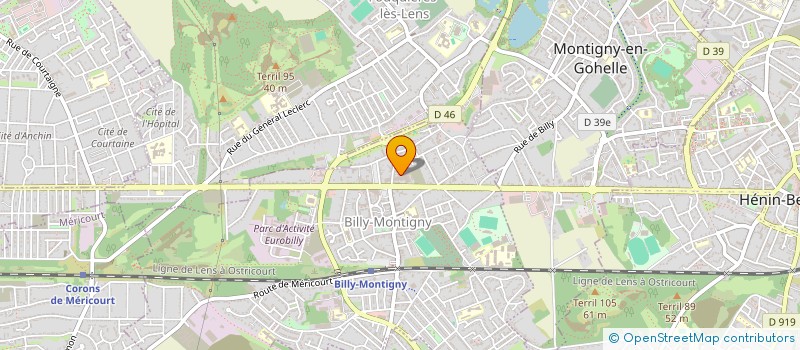 localisation de l'entreprise MONSIEUR SAMUEL PITOULA à BILLY-MONTIGNY