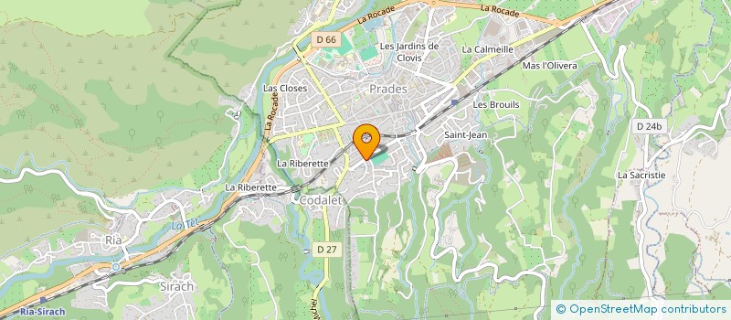 localisation de l'entreprise MONSIEUR SAMUEL POIRIER à PRADES